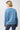 Mandala Fitness Sweater Blau Rückseite - All Year Jumper