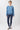 Mandala Fitness Sweater Blau Outfit Front - All Year Jumper