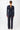 Mandala Sport Shirt Blau Outfit Rückseite - Crew Neck Wool Mix