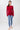 Mandala Sport Shirt Rot Outfit Front - Crew Neck Wool Mix