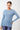 Mandala Sport Shirt Blau Front - Crew Neck Wool Mix