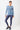 Mandala Sport Shirt Blau Outfit Front - Crew Neck Wool Mix