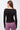 Mandala Sport Shirt Schwarz Rückseite - Ribbed Boat Neckline