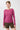 Mandala Sport Shirt Pink Front - Side Ruffled Longsleeve