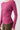 Mandala Sport Shirt Pink Detail - Side Ruffled Longsleeve