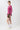Mandala Sport Shirt Pink Outfit Seite - Side Ruffled Longsleeve
