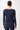 Mandala Sport Shirt Blau Rückseite - Side Ruffled Longsleeve
