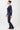 Mandala Sport Shirt Blau Outfit Seite - Side Ruffled Longsleeve