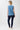 Mandala Sport Top Blau Outfit Rückseite - Daily Tank