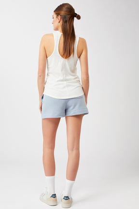 Mandala Yoga Top Weiß Outfit Rückseite - Gym Top