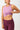 Mandala Fitness Top Rosa Detail Support Bra - Cross Top