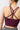 Mandala Fitness Top Lila Rückseite Detail - Cross Top