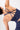 Mandala Fitness Top Blau Rückseite - Cross Top