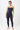 Mandala Fitness Top Blau Outfit Front - Active Tank