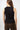 Mandala Sport Top Black Rückseite - Cropped Ruffled Top