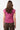 Mandala Active Top Pink Rückseite - Side Ruffled Top