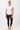Mandala Active Top Weiss Outfit Front - Side Ruffled Top