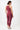 Mandala Fitness Top Rot Outfit Rückseite - Always Fit Top