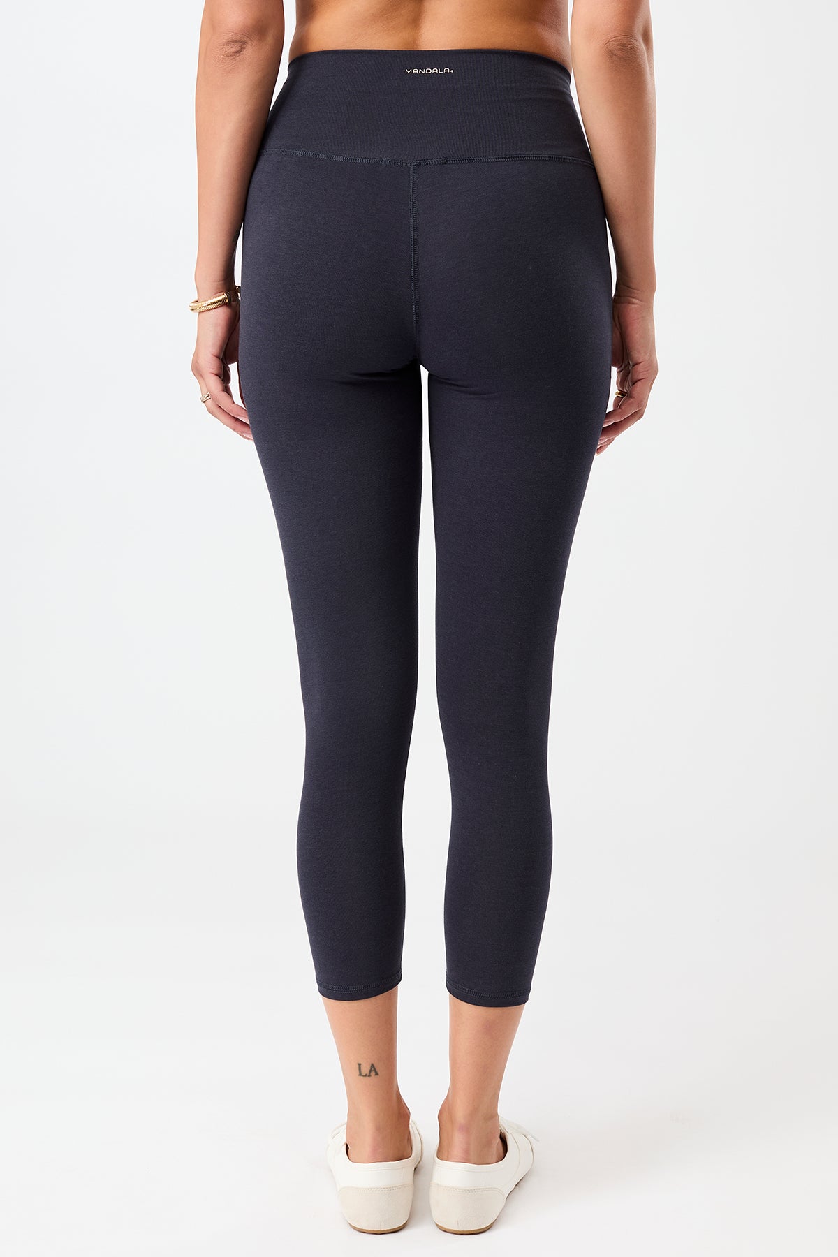 Mandala Active Legging Blau Rückseite - Best Cropped Legging