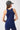 Mandala Fitness Top Blau Rückseite - Always Fit Top