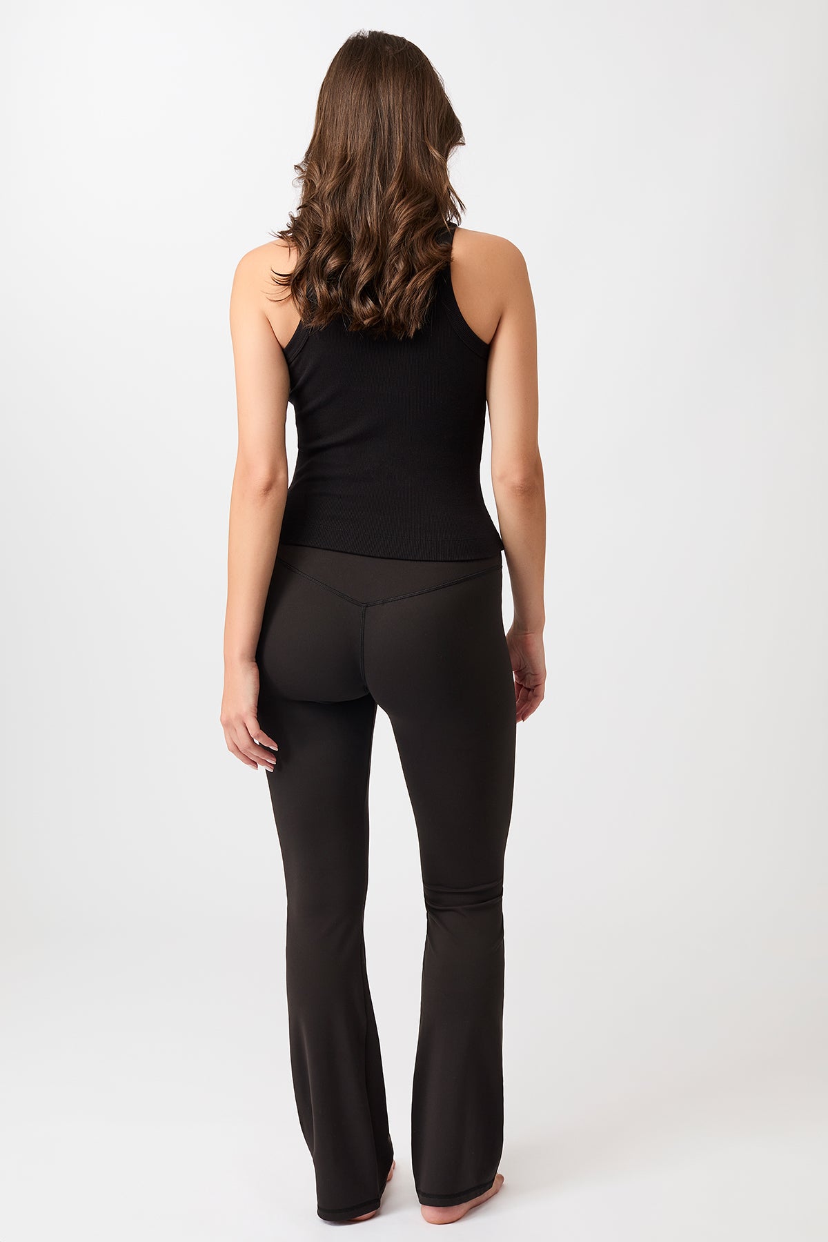 Mandala Fitness Top Black Outfit Rückseite - Boy Top
