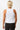 Mandala Fitness Top Weiss Rückseite - Boy Top