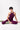 Mandala Fitness Top Lila Outfit Front sitzend - Boy Top
