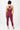 Mandala Fitness Top Rot Outfit Rückseite - Infinity Top