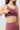 Mandala Fitness Top Rose Detail Support Bra - Infinity Top