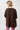 Mandala Fitness T-Shirt Braun Rückseite - Boyfriend Tee