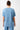 Mandala Fitness T-Shirt Blau Rückseite - Boyfriend Tee