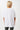 Mandala Fitness T-Shirt Weiss Rückseite - Boyfriend Tee