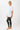 Mandala Fitness T-Shirt Weiss Outfit Front - Boyfriend Tee