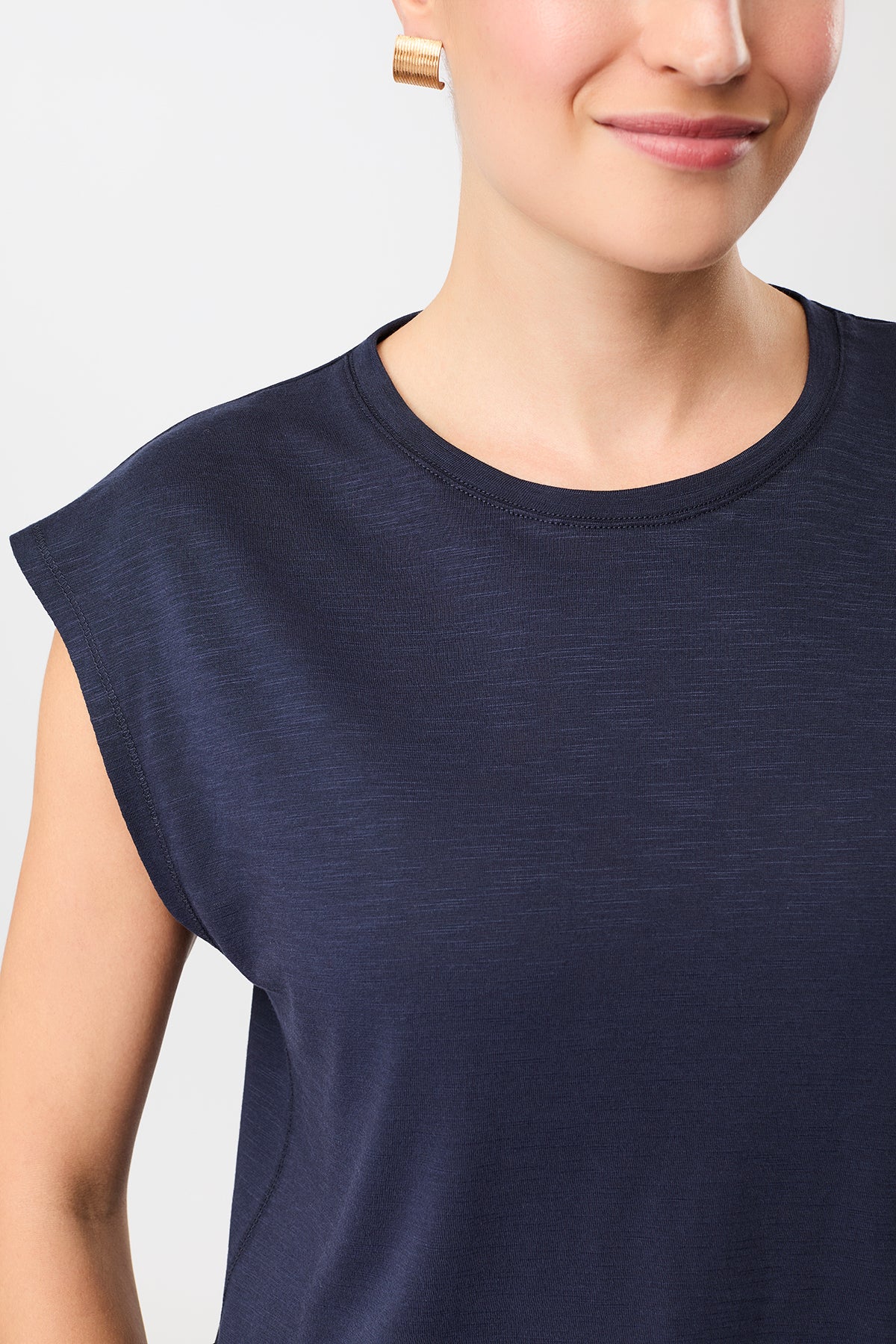 Mandala Fitness T-Shirt Blau Detail - Train Today Top