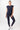 Mandala Fitness T-Shirt Blau Outfit Front - Train Today Top