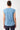 Mandala Fitness T-Shirt Blau Rückseite - Train Today Top