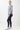 Mandala Fitness T-Shirt Blau Outfit Seite - Train Today Top