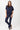 Mandala Active T-Shirt Blue Outfit Front - Boxy Tee