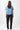 Mandala Active T-Shirt Blue Outfit Rückseite - Boxy Tee