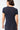 Mandala Sport T-Shirt Blau Rückseite - Wool T-Shirt