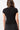 Mandala Fitness Shirt Schwarz Rückseite - Slim Fit Ribbed Tee