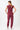 Mandala Sport Shirt Rot Outfit Rückseite - Slim Fit T-Shirt