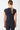 Mandala Sport Shirt Blau Rückseite - Slim Fit T-Shirt