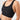 Mandala Sport Bra Black Front - Racer Bra