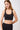 Mandala Sport Bra Schwarz Front - Sports Bra