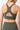 Mandala Sport Bra Grün Rückseite - Sports Bra