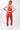 Mandala Sport Bra Rot Outfit Rückseite - Sports Bra