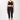 Mandala Fitness Pant Schwarz Outfit Front - Capri Pants
