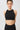 Mandala Sport Bra Schwarz Front-High Neck Bra