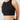 Mandala Sport Bra Schwarz Detail-High Neck Bra